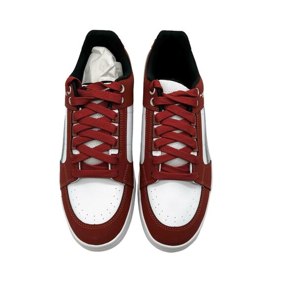 Puma Slipstream Lo Block Sneakers White Chili Oil Men’s Size 9 - Picture 2 of 11